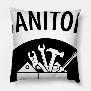 Caretaker Janitor Pillow