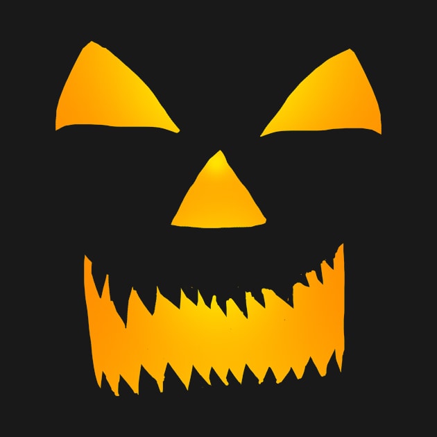 Evil Glowing Jackolantern face by Eric03091978