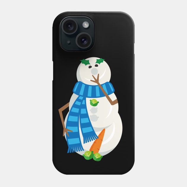 Rude Snowman - Funny Novelty Christmas Phone Case by Elsie Bee Designs