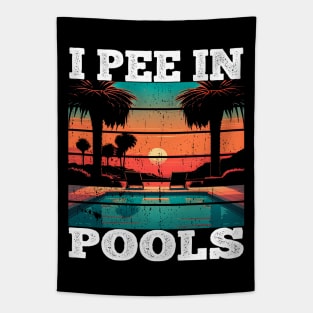 I Pee In Pools Tapestry