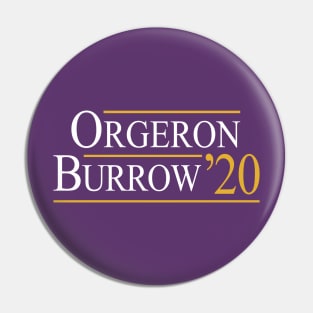 Orgeron Burrow ‘20 Pin