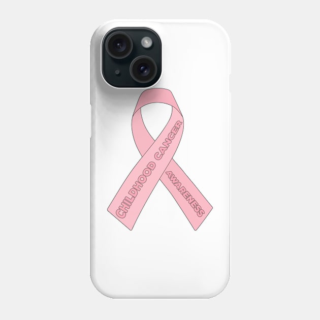 Childhood Cancer Awareness Phone Case by DiegoCarvalho