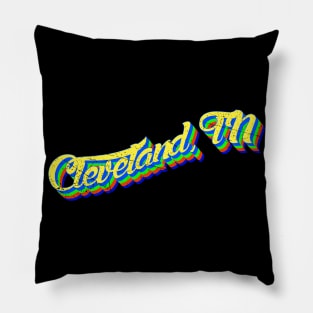 Cleveland, Tennessee - Throwback Pillow