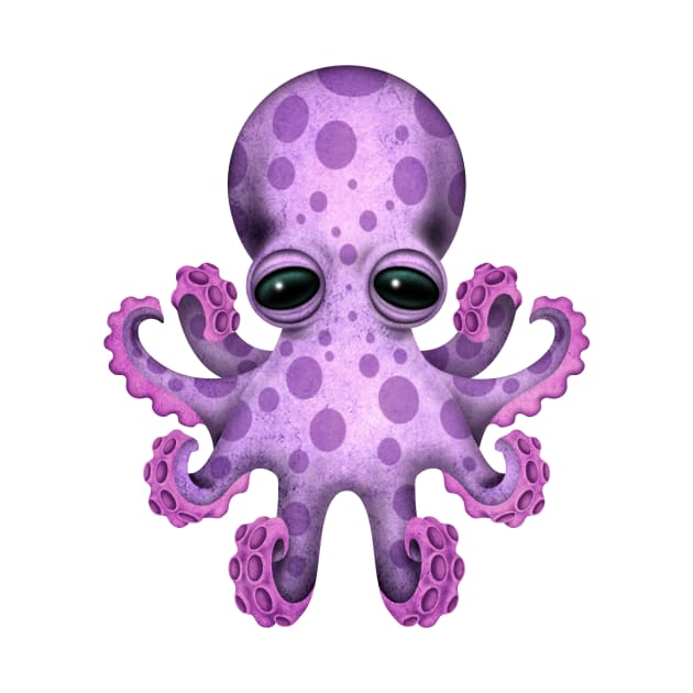 Cute Purple Baby Octopus by jeffbartels