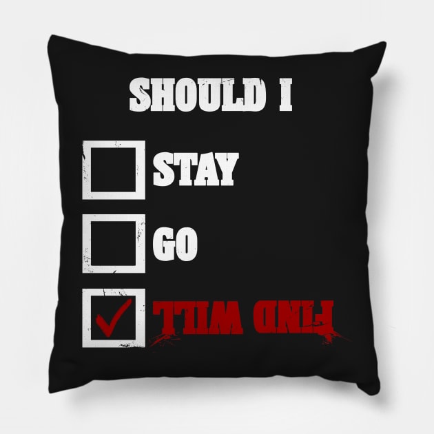 Find Will Byers Pillow by Lmann17