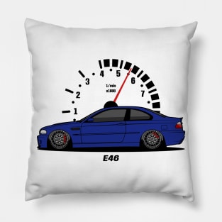 Blue E46 Pillow