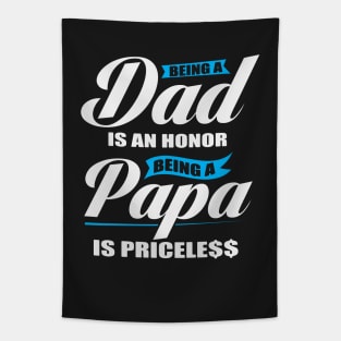 Papa Priceless Parenthood Tapestry