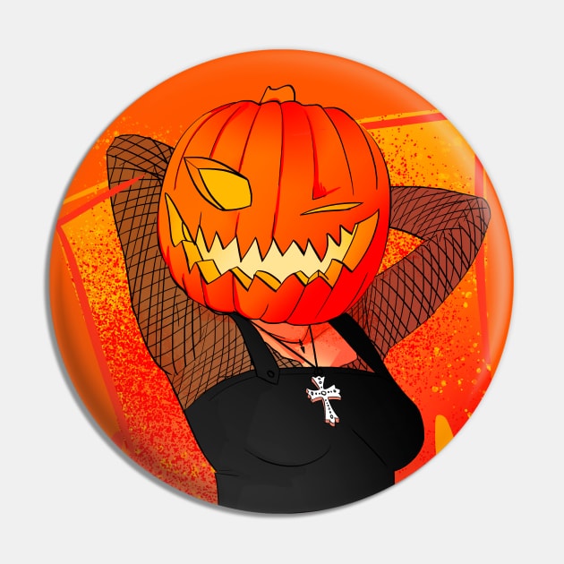 Pumpkina Pin by @akaluciarts