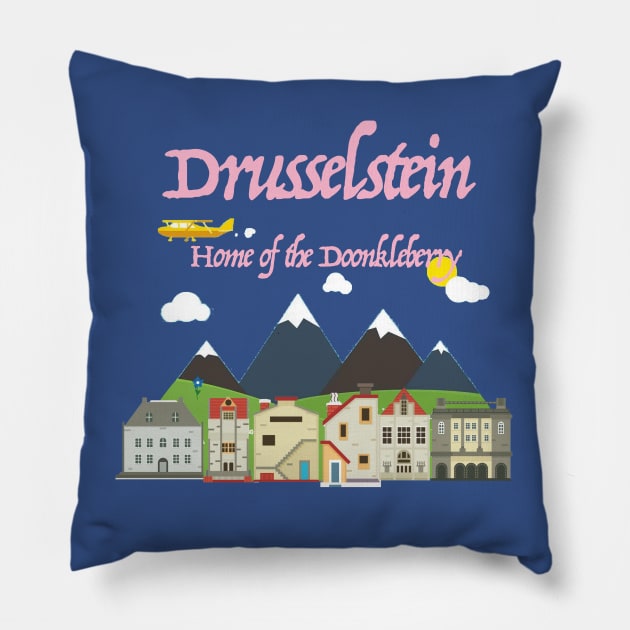 Drusselstein Pillow by jeremiahm08