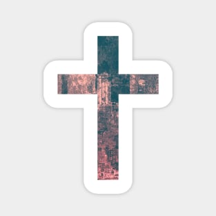 City Easter Cross Design Magnet