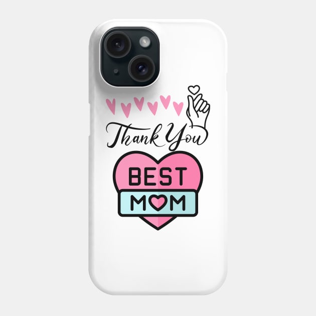 Thank you mom Phone Case by bluepearl