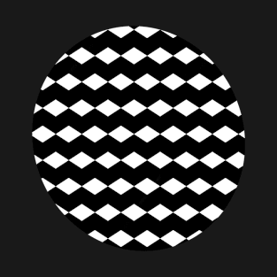 Black and White Geometric T-Shirt