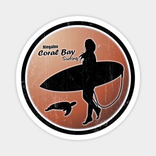 Ningaloo Coral Bay Surfer Magnet