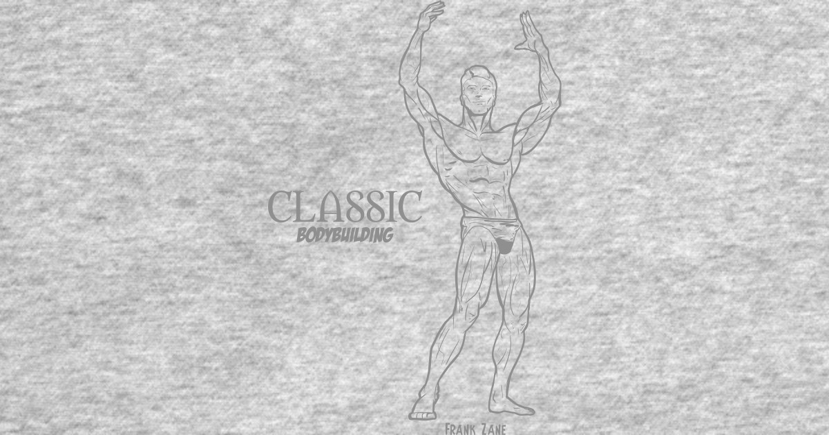 Classic Bodybuilding Frank Zane Bodybuilding Baseball TShirt