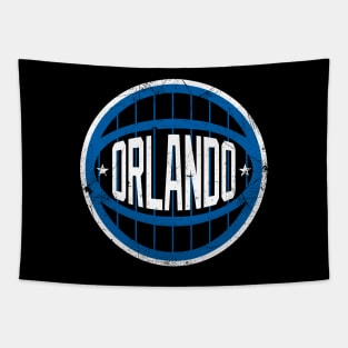 Orlando Retro Ball - Black Tapestry