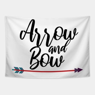 Archery arrow and bow Tapestry