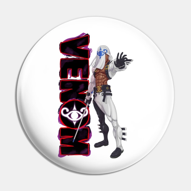 Venom (Guilty Gear XRD) RELOADED Pin by RFillustrations