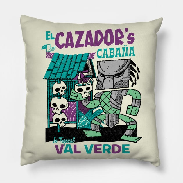 El Cazador's Cabana Pillow by GiMETZCO!