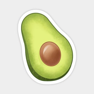 Half Avocado Magnet