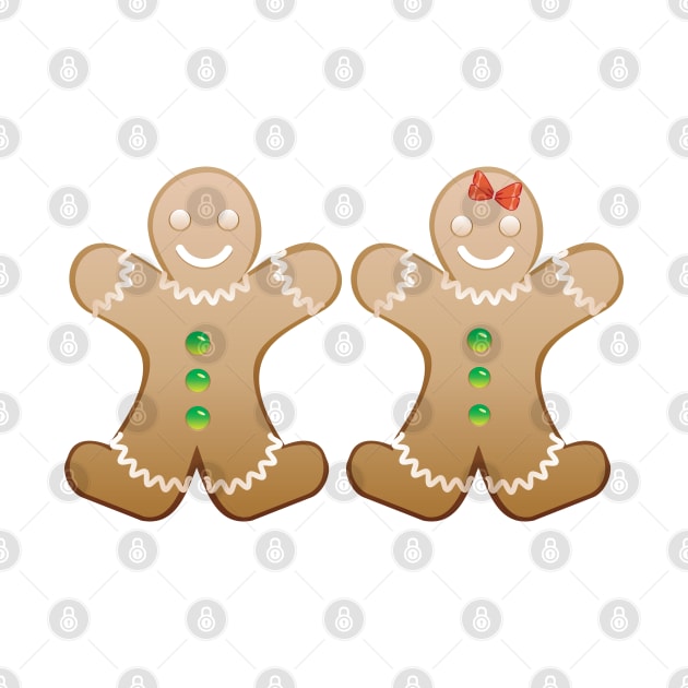 Smiling Gingerbread Cookies by AnnArtshock