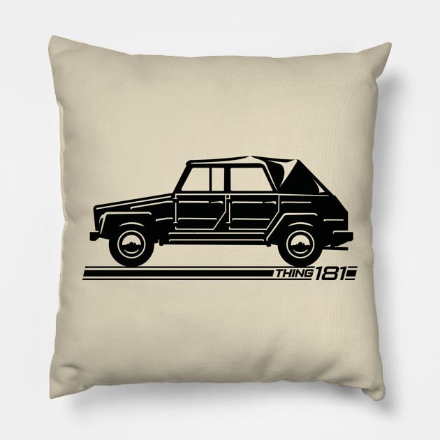 The Thing 181 Profile Pillow by GetThatCar