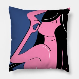 Freedom Of Pink Pillow