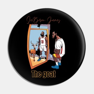 Lebron James goat Victor illustration artwork Pin