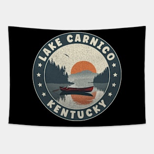 Lake Carnico Kentucky Sunset Tapestry