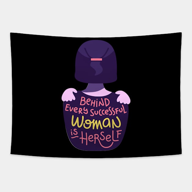 Great Woman Tapestry by Imaginariux