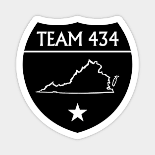 TEAM 434 - PHASE IV BLACK SHIELD Magnet