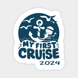 My First Cruise 2024 Magnet