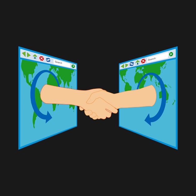 Internet Handshake Over Web Browser by retrovectors