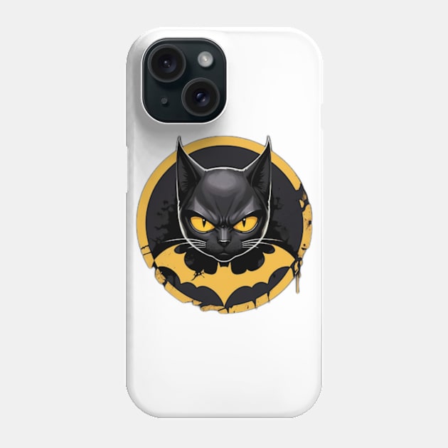 Batman Cat Phone Case by Car_Designer