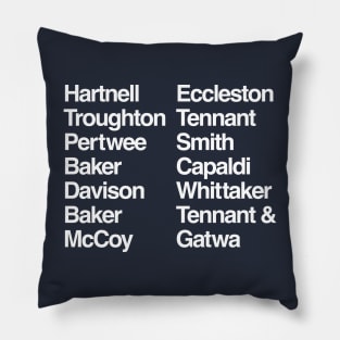 All the Doctors Pillow