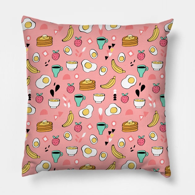 Breakfast Pillow by kostolom3000