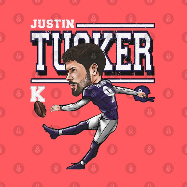 Justin Tucker Baltimore Cartoon by Buya_Hamkac