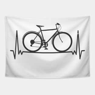 Heartbeat Bike Life Tapestry