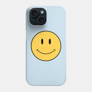 classic acid house smiley face emoji dimples Phone Case