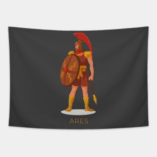 Ares Greek Mythology Tapestry