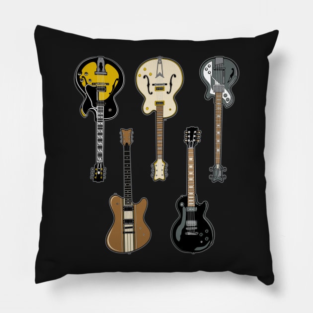 Guitar Player Pillow by RadStar