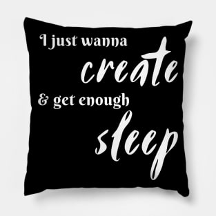 ISFP I Just Wanna Create & Get Enough Sleep Pillow