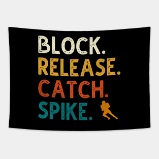 Block Release Catch Spike Tapestry