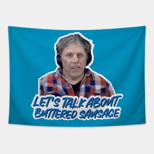 Gary Busey - Lets Talk About Buttered Sausage Tapestry