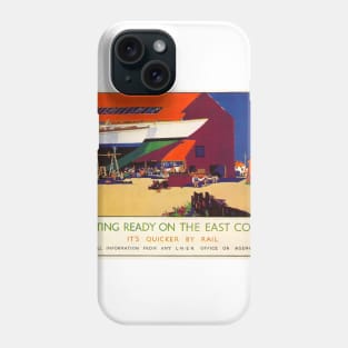 Vintage Travel - Quicker by Rail Phone Case