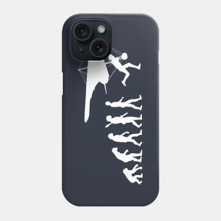 Evolution of the flying man (v1) Phone Case