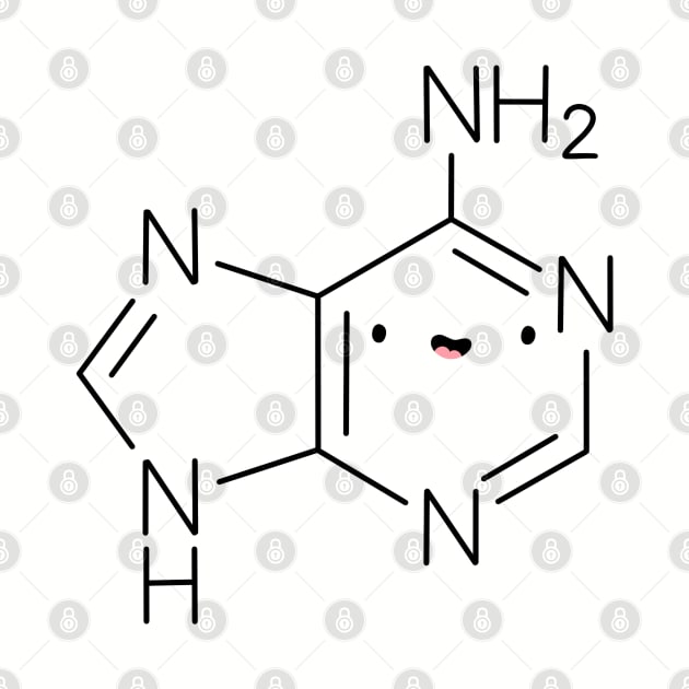 Kawaii Adenine by Sofia Sava