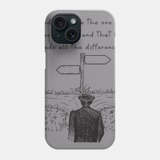 A Road Not Taken Phone Case