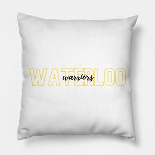 Waterloo Warriors Pillow