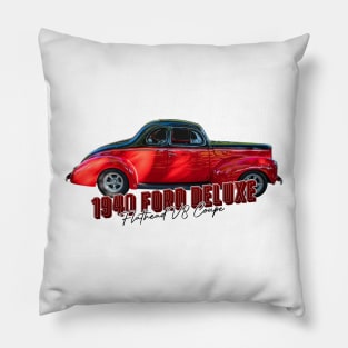 1940 Ford Deluxe Flathead V8 Coupe Pillow