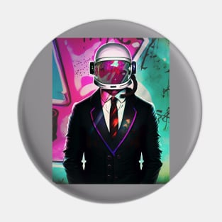 Graffiti Spaceman Pin